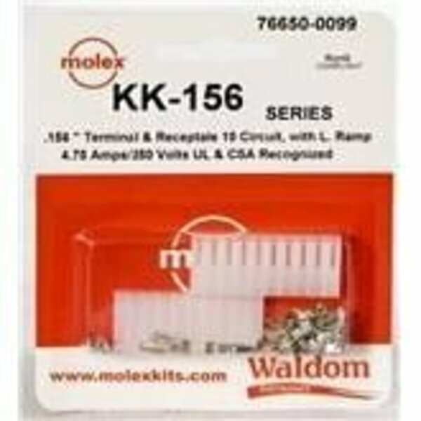 Molex Headers & Wire Housings Kk-156 Connector Kit Recep And Term 10Ckt 766500099